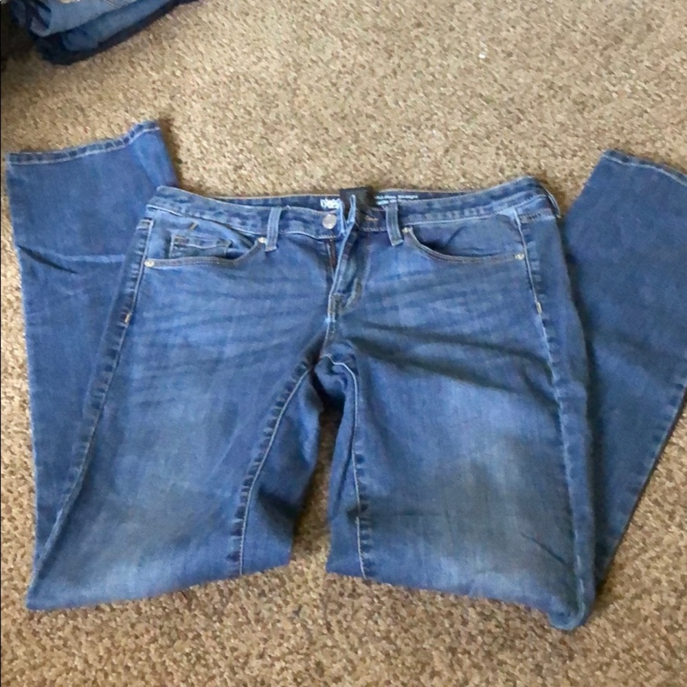 Straight leg jeans